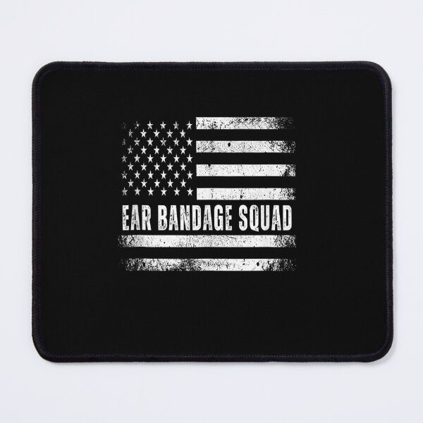 Item preview, Funny Ear Bandage Squad, Ear Bandage Squad Patriotic USA American Flag Men Women designed and sold by iam8lu3.