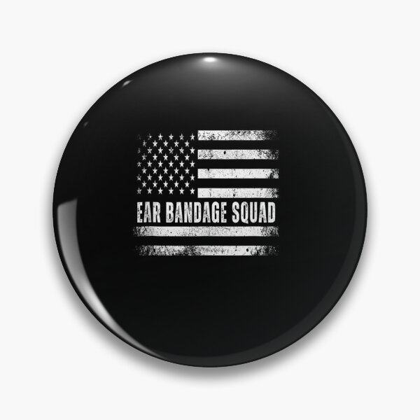 Item preview, Funny Ear Bandage Squad, Ear Bandage Squad Patriotic USA American Flag Men Women designed and sold by iam8lu3.