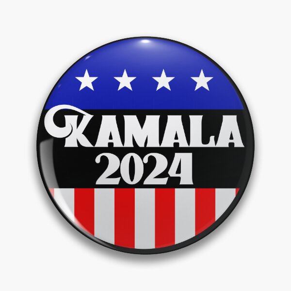 Item preview, Kamala Harris 2024: Vintage Campaign Button Style designed and sold by shaggylocks.