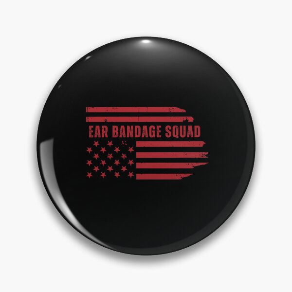 Item preview, Funny Ear Bandage Squad, Ear Bandage Squad Patriotic USA American Flag Men Women designed and sold by iam8lu3.