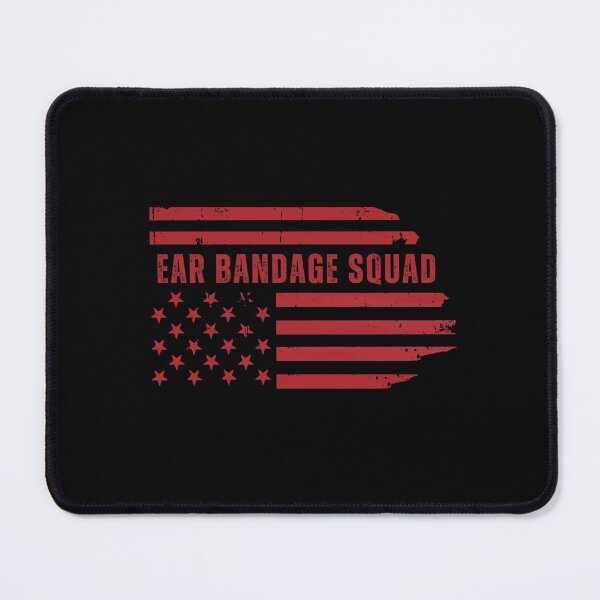 Item preview, Funny Ear Bandage Squad, Ear Bandage Squad Patriotic USA American Flag Men Women designed and sold by iam8lu3.