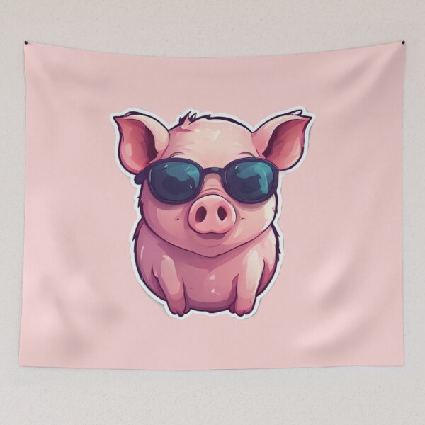 Item preview, Pig Art designed and sold by Planetporridge.