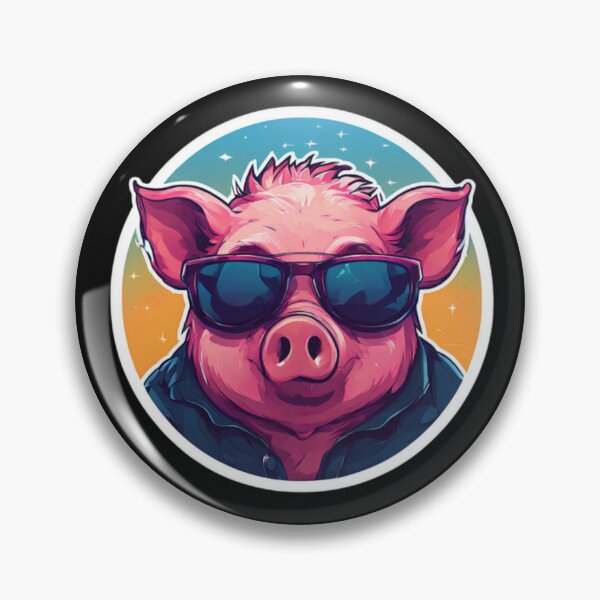 Item preview, Pig in Sunglasses designed and sold by Planetporridge.