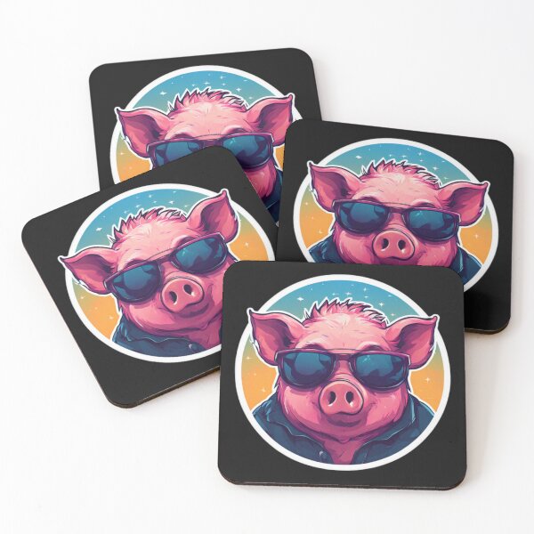 Item preview, Pig in Sunglasses designed and sold by Planetporridge.