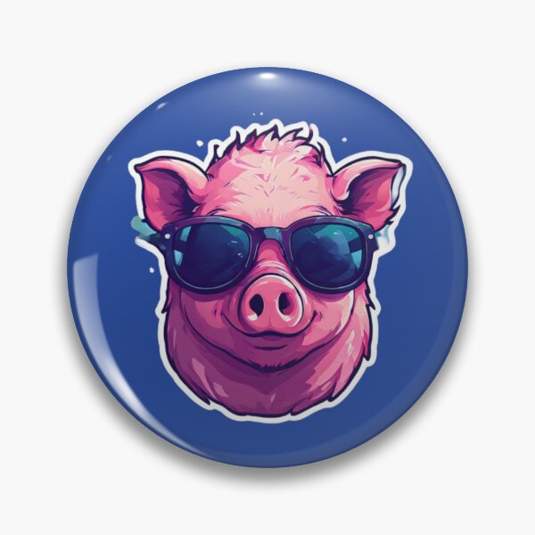 Item preview, Pig wearing sunglasses designed and sold by Planetporridge.