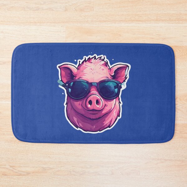 Item preview, Pig wearing sunglasses designed and sold by Planetporridge.