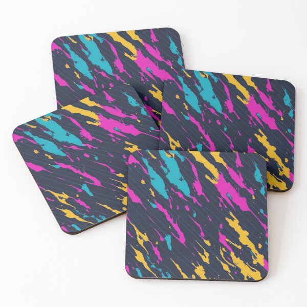 Item preview, Neon Paint Splatter Pattern designed and sold by Daniel Haddad.