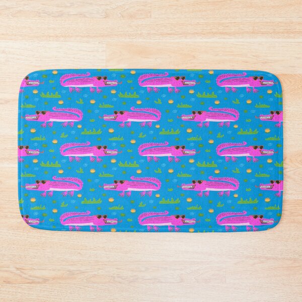 Item preview, Fabulous Alligators in pink and blue designed and sold by artgeige.