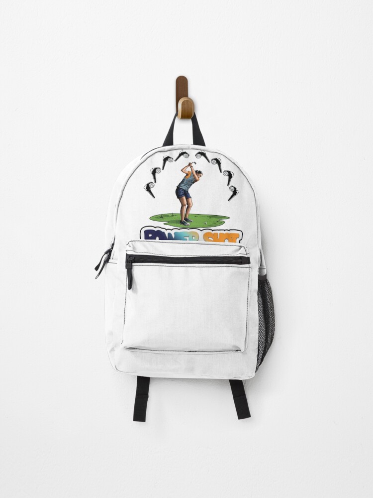 Thumbnail 1 of 3, Backpack, "Golf Glory: Power Shot" designed and sold by RhonDesign.