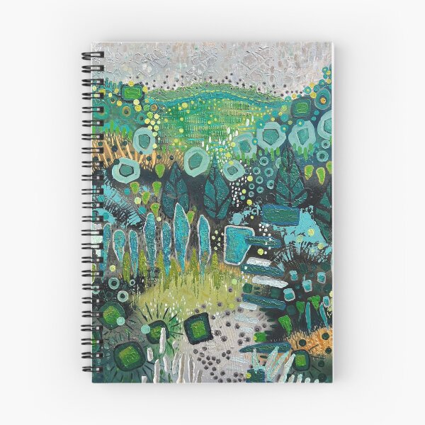 Item preview, Green scape modern abstract landscape, modern landscape design designed and sold by erikaspeirsart.