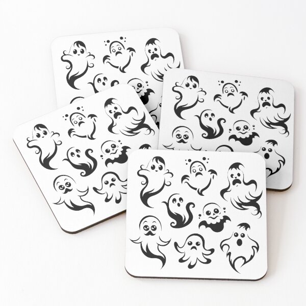 Item preview, nine small ghosts designed and sold by jkrphoto.