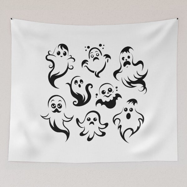 Item preview, nine small ghosts designed and sold by jkrphoto.