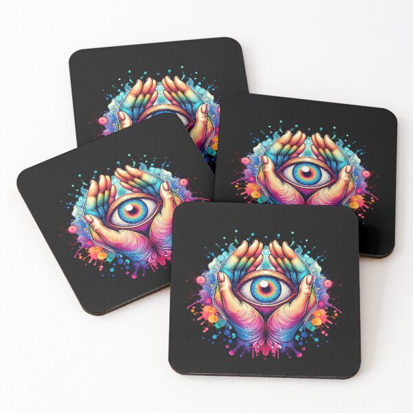 Item preview, Psychedelic colorful eye designed and sold by KaitoArtDesigns.
