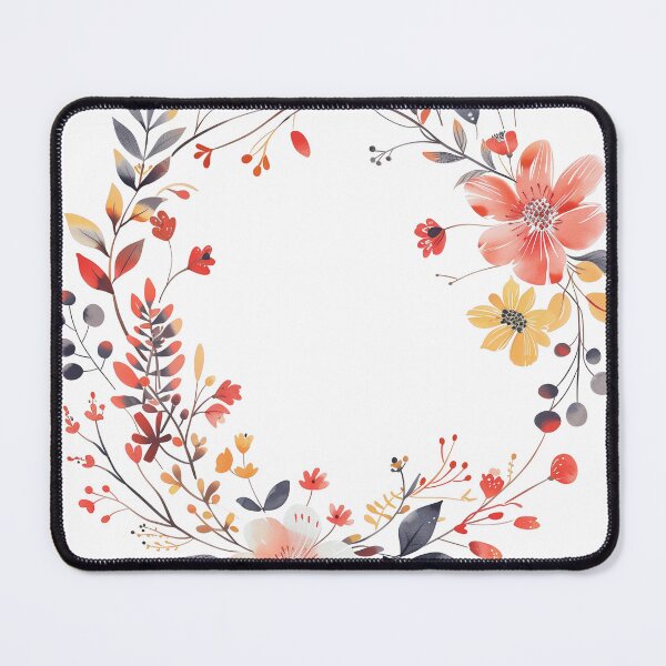 Item preview, watercolor round flowers designed and sold by uone.