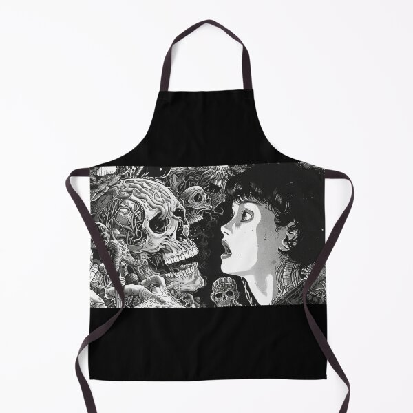 Item preview, kiss of death – black and white horror manga anime girl designed and sold by ForsakenFrames.
