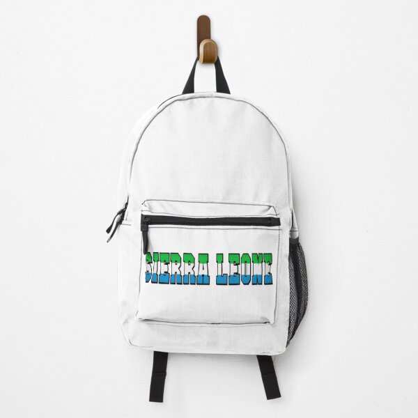 Item preview, Sierra Leone Country Flag Typography designed and sold by TravelWish.