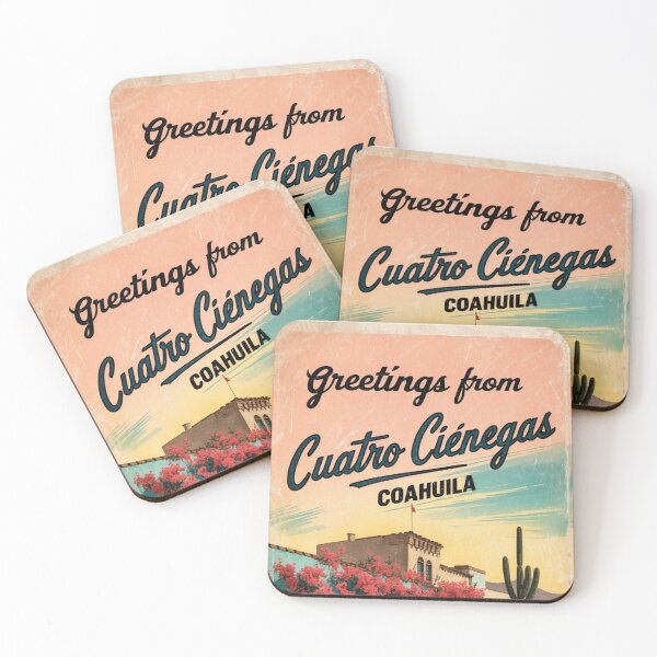 Item preview, Cuatro Cienegas Coahuila Mexico Magic Town Postcard Vintage Travel designed and sold by TravelPostcardGems.