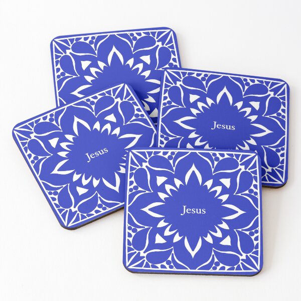 Item preview, Elegant Spanish Tiles Inspired Bible Verse Art  designed and sold by Mayalight.