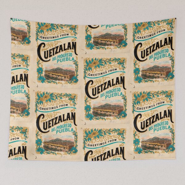 Item preview, Cuetzalan del Progreso Puebla México Pueblo Mágico Postal Vintage Travel designed and sold by TravelPostcardGems.