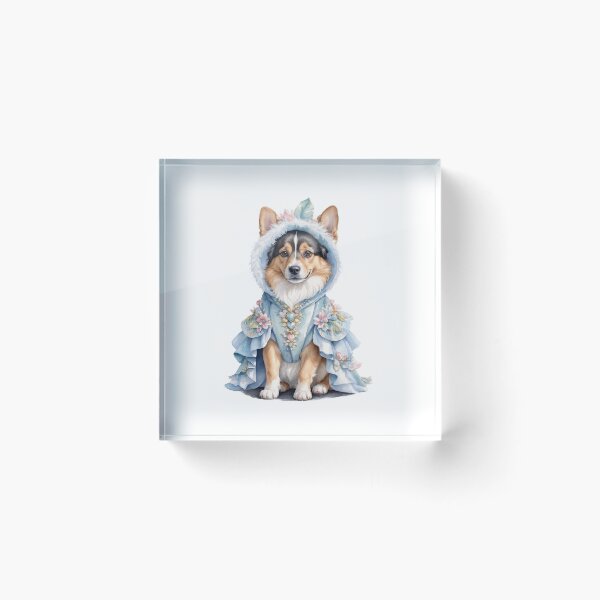 Item preview, Colorful Watercolor Retro Dog designed and sold by Victoria Riabov.