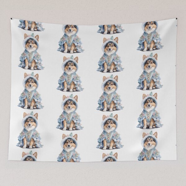Item preview, Colorful Watercolor Retro Dog designed and sold by Victoria Riabov.