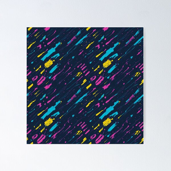 Item preview, Retro Neon Splash designed and sold by Daniel Haddad.