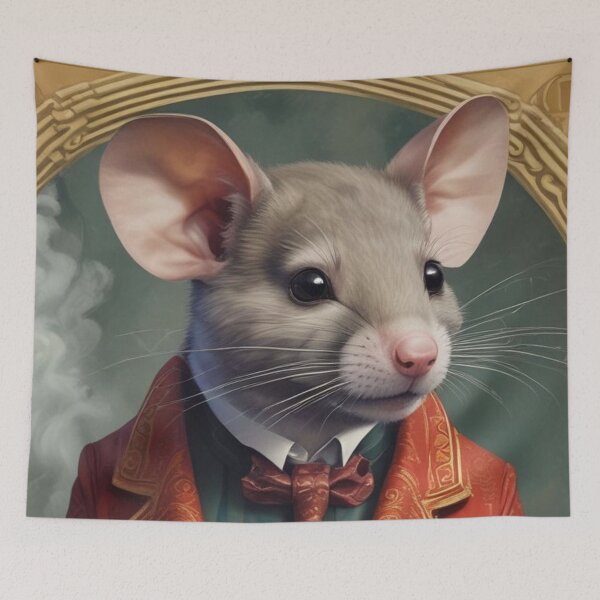 Item preview, Mouse in smoking jacket designed and sold by GasconyPassion.