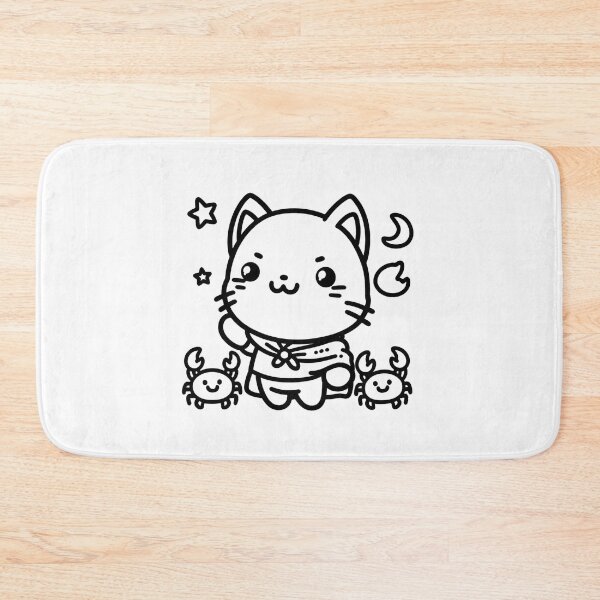 Item preview, Supercat with two crabs designed and sold by MigWhimsy.