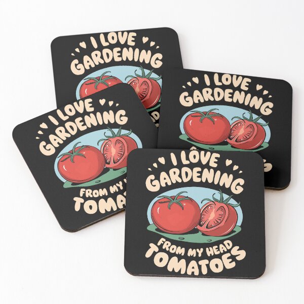 Item preview, I Love Gardening From My Head Tomatoes designed and sold by Quirky Shirts.