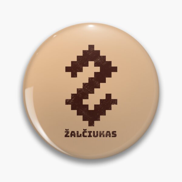Item preview, Žalčiukas Pixelate Sign Lithuanian Symbol Retro Grunge designed and sold by Lelijo.