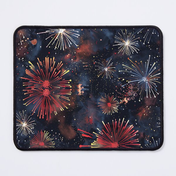 Item preview, Spectacular Fireworks Pattern - Festive Firework Design designed and sold by Creet-Design.