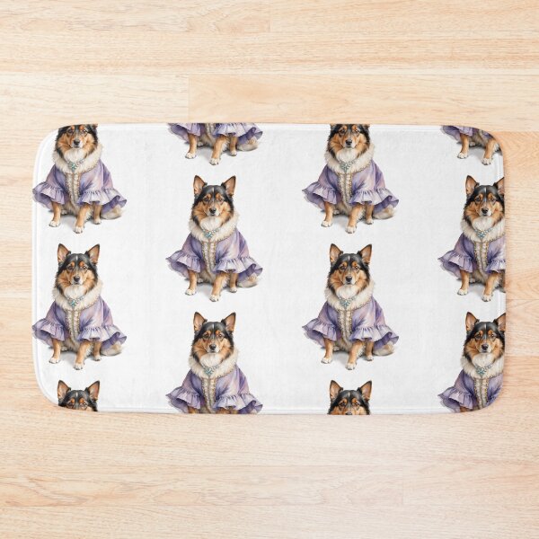 Item preview, Dreamy Watercolor Dog in Retro Outfit designed and sold by Victoria Riabov.