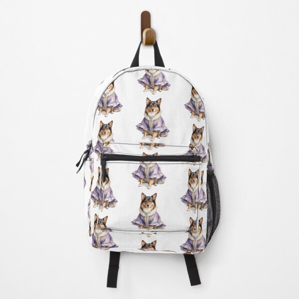 Item preview, Dreamy Watercolor Dog in Retro Outfit designed and sold by Victoria Riabov.