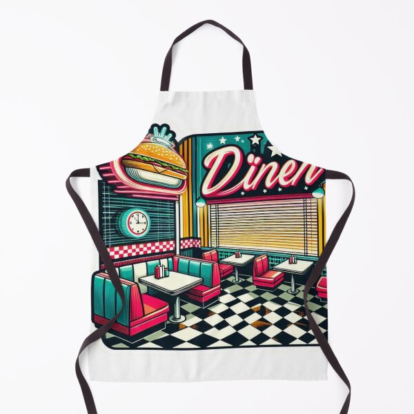 Item preview, Retro Diner Motif Sticker designed and sold by SellG00Ds.