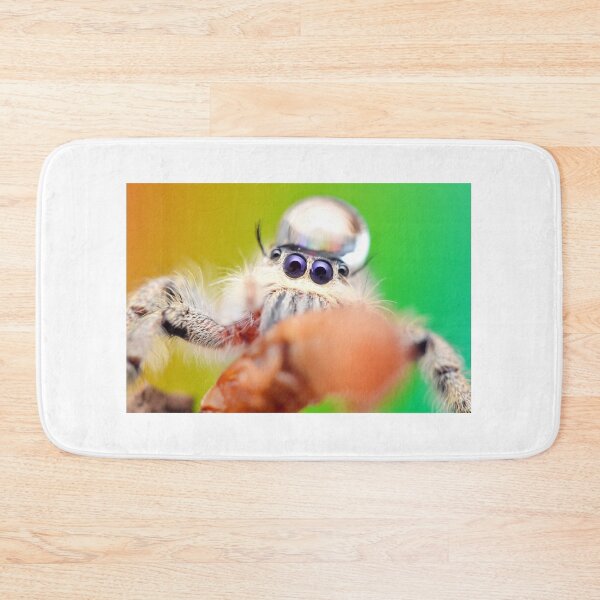 Item preview, Jumping spider with water droplet (Hyllus diardi) designed and sold by SharpSpoods.