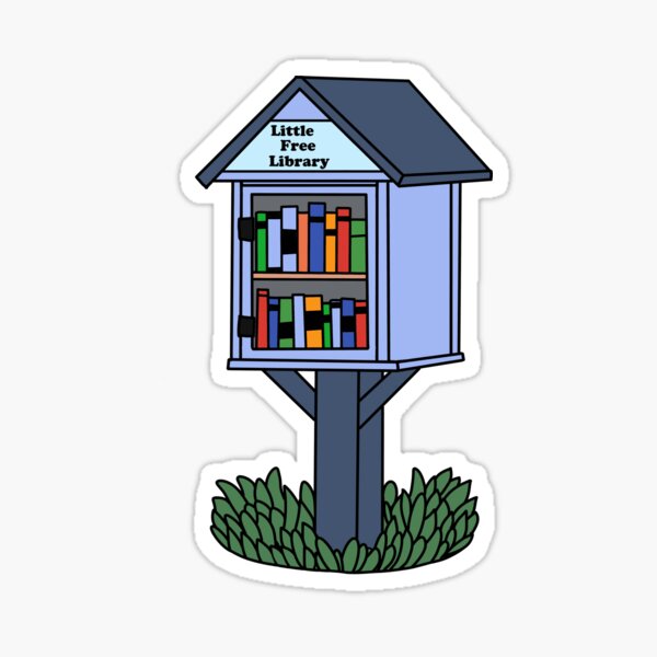 Item preview, Cute little free library | Books for free designed and sold by booksinthelab.