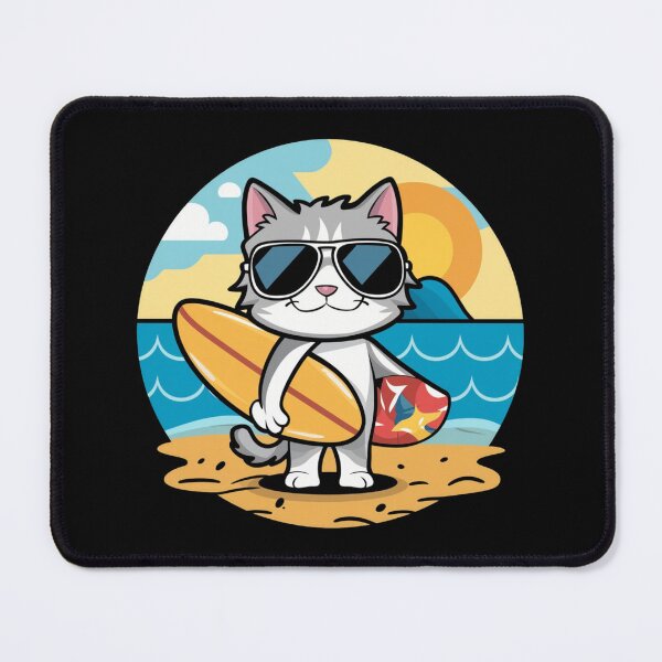 Item preview, Cool Cat Surfer designed and sold by MyNiceDesigns.