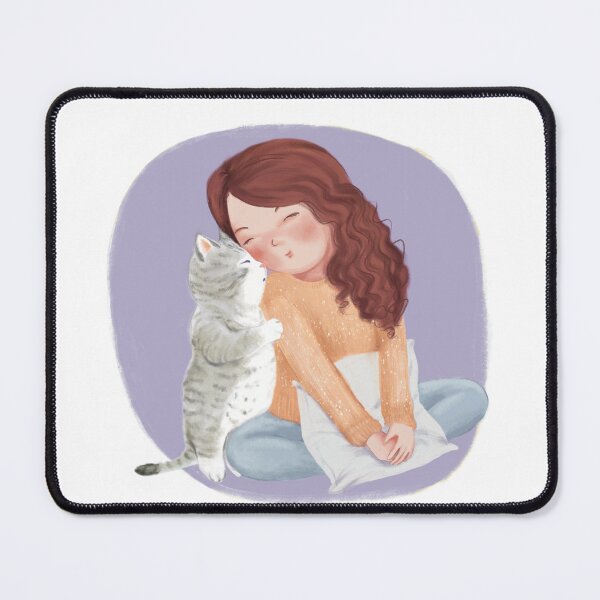 Aperçu de l'œuvre  chat qui t'aime créée et vendue par Pookko17Design.