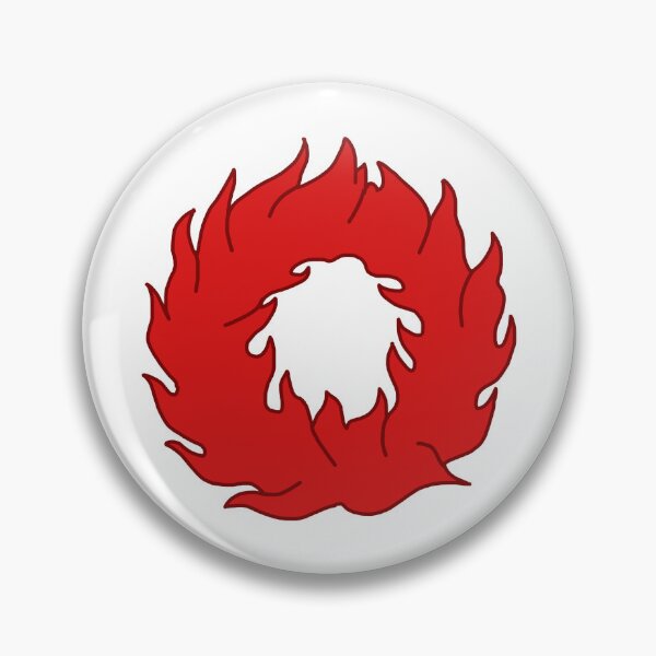 Item preview, SCA Wiesenfeuer Populace Badge designed and sold by RedTansy.
