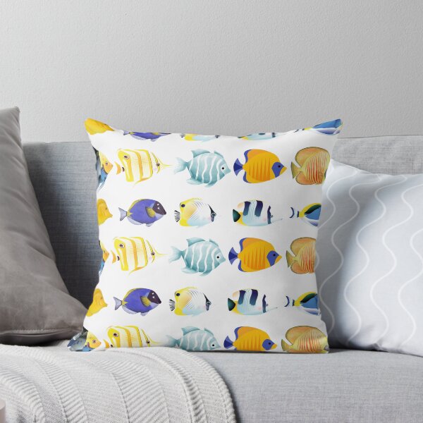 Item preview, Fun Fish Blue & Yellow designed and sold by MayaBusiness.