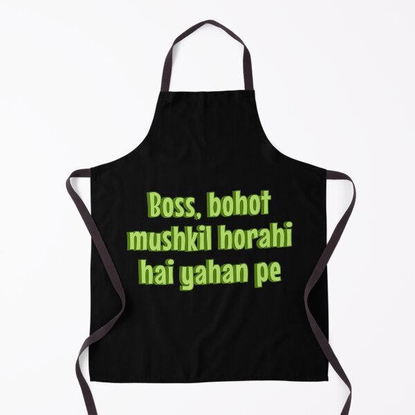 Item preview, Boss, bohot mushkil horahi hai yahan pe designed and sold by Amnaatiq.