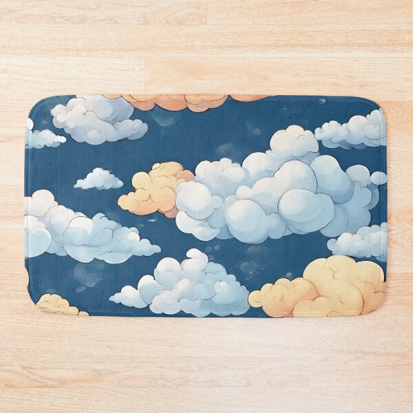 Item preview, Kawaii raincloud pattern  designed and sold by Boru-Atisuto.