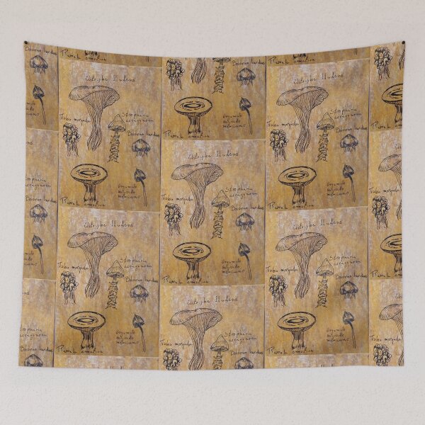 Item preview, Natural sciences - mushrooms designed and sold by Huhgak.