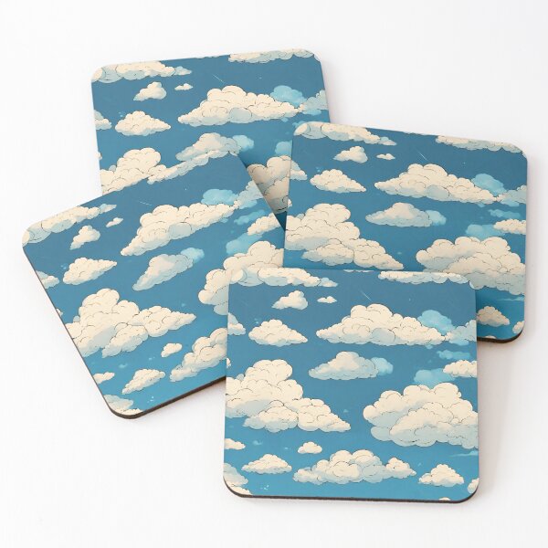 Item preview, Kawaii raincloud pattern  designed and sold by Boru-Atisuto.