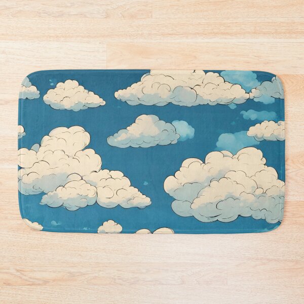 Item preview, Kawaii raincloud pattern  designed and sold by Boru-Atisuto.