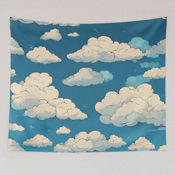 Item preview, Kawaii raincloud pattern  designed and sold by Boru-Atisuto.