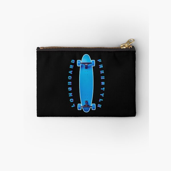 Item preview, The longboard, blue sticker effect graphics, vivid blue designed and sold by silent-violin.