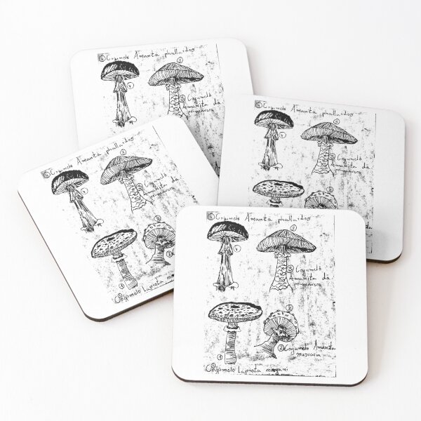 Item preview, Natural sciences - mushrooms designed and sold by Huhgak.