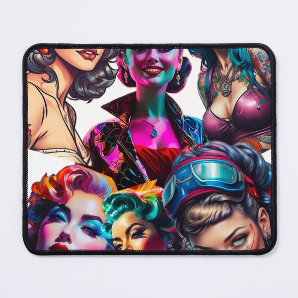 Item preview, Pinup Collage designed and sold by MatrixTattoo.