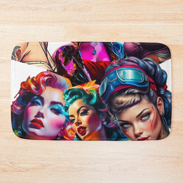 Item preview, Pinup Collage designed and sold by MatrixTattoo.